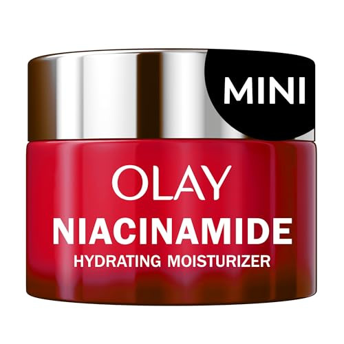 Olay Regenerist Niacinamide plus Peptide 24 Hydrating Face Moisturizer With Vitamin B3 For Stronger Skin Barrier Travel 0.5 Oz