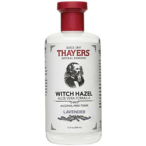 Thayers Alcoholfree Witch Hazel With Organic Aloe Vera Formula Toner Lavender 12 Oz Pack Of 8