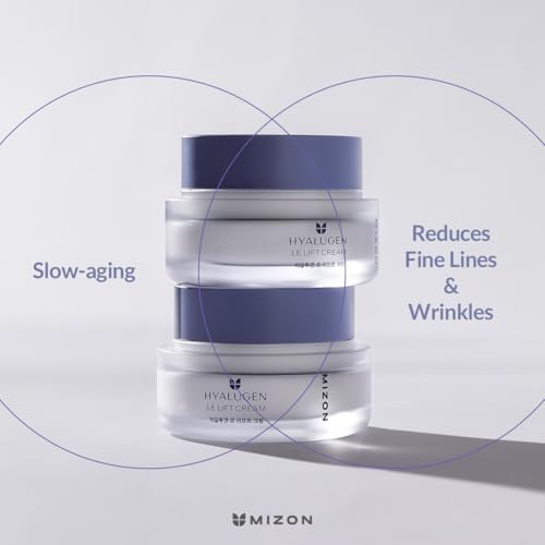 Mizon Hyalugen Le Lift Cream 1.69 Ozhyaluronic Acid Marine Collagen Deep Hydration Youthful Skin Revitalizing Korean Skincare
