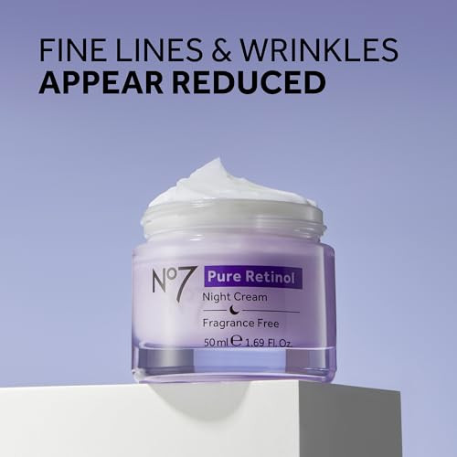 No7 Retinol Favorite Set Skincare Set Includes Retinol Night Repair Cream And Retinol Eye Cream Visibly Smoothes Plumps And Firms Complexion With Collagen Peptides plus Shea Butter 2 Count