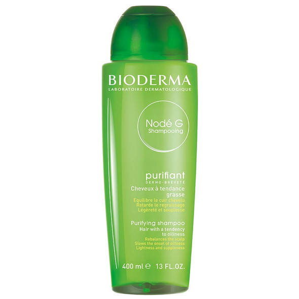 NODE G Shampoo 400ml | Gently Cleans - Regulates Sebum Production | Oily Hair, Oily Scalps