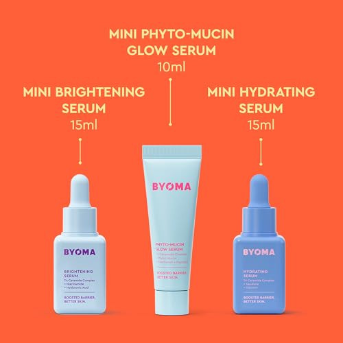 Byoma Cosmic Glow Treat Trio Travel Size Skincare Set