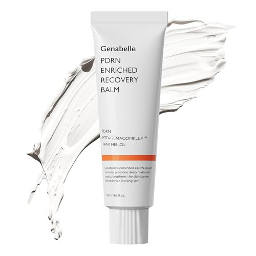 Genabelle Pdrn Enriched Recovery Balm 5000 Ppm Pdrn And 10000 Ppm Panthenol Soothing Repair Cream For Sensitive Skin Hydration And Barrier Strengthening Skin Korean Skincare50Ml 1.69 Fl.Oz