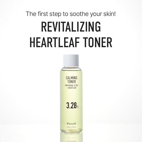 Parnell Panthenol 3.28% Heartleaf Calming Toner 200Mlkorean Hydrating Toner With B5 Heartleaf And Centellaceramide And Hyaluronic Acid For Soothing Redness 6.76 Fl Oz
