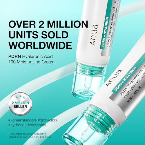 Anua Pdrn Hydrating Skin Duo Pdrn Hyaluronic Acid 100 Moisturizing Cream And Capsule 100 Serum Face Moisturizer With Serum Korean Skincare