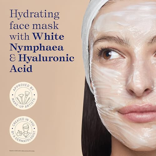 Embryolisse Intense Moisturizing Face Mask With Hyaluronic Acid ultrahydrating Gel Mask Plumps Soothes Skin With White Nymphaea And Sea Minerals For All Skin Types Even Sensitive Vegan 1.7 Fl Oz