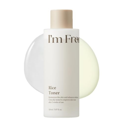 IM From Im From Rice Toner Korea Glow Milky Rice Toner Niacinamide anddewy Hydration Calming All Skin Types Korean Skin Care 5.07Fl.Oz