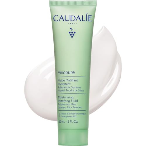 Caudalie Vinopure Oil Control Moisturizer For Acne Prone Skin 60 Mllightweight Mattifying Moisturizer To Hydrate Absorb Excess Oil And Reduce The Appearance Of Imperfections And Blackheads.