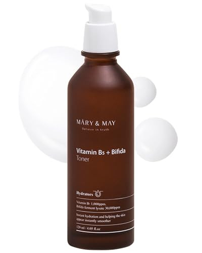 MaryandMay Maryandmay Bifida plus Vitamin B5 Microbiome Essence Toner korean Essence Toner With 30000Ppm Bifida Ferment Panthenol B5 Niacinamide And Adenosine For Barrier Support And Dewy Skin 4.06 Fl Oz
