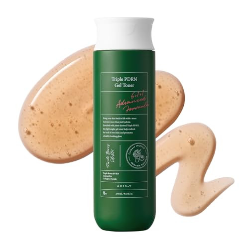 AxisY Axisy Triple Pdrn Gel Toner For Face Hydrating Korean Toner With Vegan Pdrn Astaxanthin Collagen And Peptides Soothing Moisture Barrier Repair And Firming Skincare 9.13 Fl. Oz.