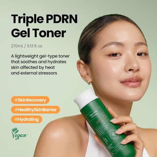 AxisY Axisy Triple Pdrn Gel Toner For Face Hydrating Korean Toner With Vegan Pdrn Astaxanthin Collagen And Peptides Soothing Moisture Barrier Repair And Firming Skincare 9.13 Fl. Oz.