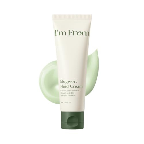 IM From IM From Mugwort Fluid Cream Lightweight Calming Moisturizer Hydrating And Skin Balancing Sensitive Skin Vegan Korean Skin Care 1.69Fl.Oz