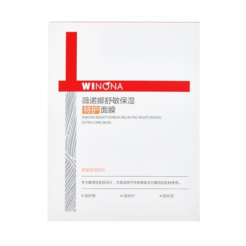 Winona Soothing And Repairing Sheet Mask For Sensitive Skin Instantly Calms Redness Dryness And Postsun Irritationbarrier Repair plus Deep Hydration6 Sheets