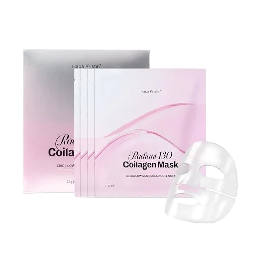 Hapa Kristin Collagen Overnight Face Mask Korean Skin 4 Pack Skin GlowplusFirming PeptidesplusBakuchiol Low Irritation