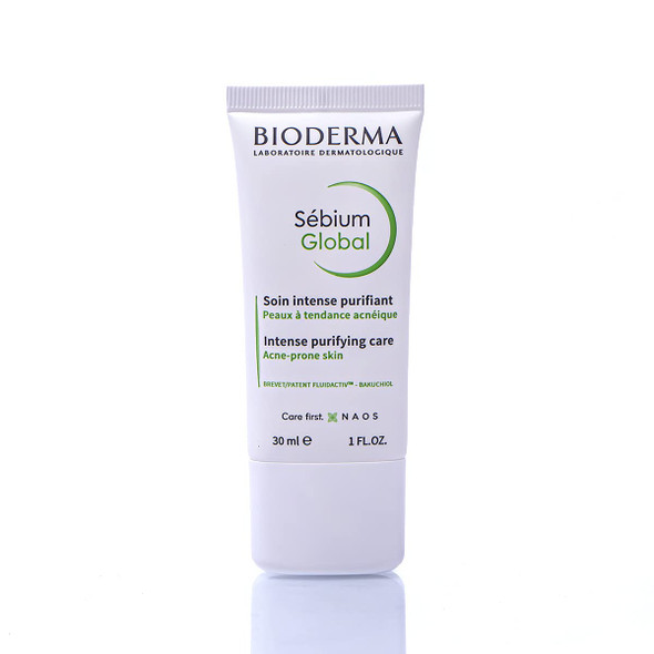 Bioderma Sebium Global Cream for Acne Prone Skin, Intense Purifying Care, 30 ml