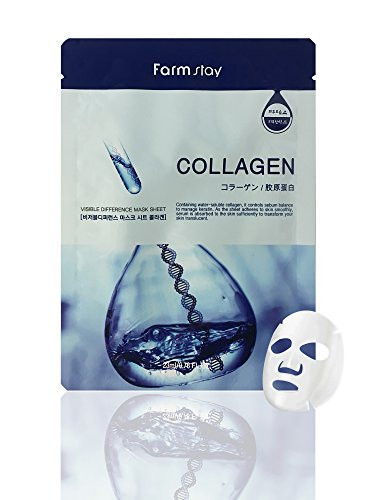 Farmstay Farm Stay Visible Difference Mask Sheet Collagen 10X23Ml 0.78Oz