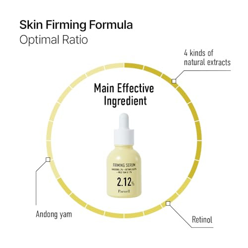 Parnell Bakuchiol And Friming Serum With Wild Yam 2.12% Concentrate plantbased Antiaging And Firming Treatment For Smoother Youthful Skinkbeauty 1.01 Fl.Oz