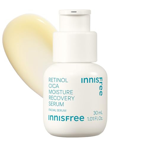 Innisfree Retinol Cica Serum With Salicylic Acidkorean Moisture Recovery Treatment With Hyaluronic Acid For Hydrating Face Caresuitable For Beginners And Acneprone Skin