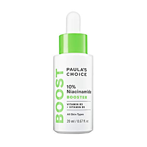 PaulaS Choice Paulas Choice Boost 10% Niacinamide Face Serum Booster Facial Serum With Vitamin B3 Vitamin C And Licorice Extract Serum Pore Minimizer All Skin Types Fragrancefree 0.67Oz