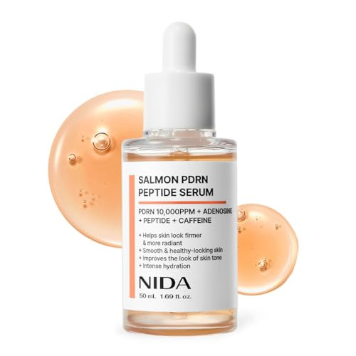 Nida Salmon Pdrn Peptide Serumsalmon Pdrn Peptide Adenosine Caffeinefirm And Healthylooking Skin Intense Hydration1.69 Fl.Oz. 50Ml