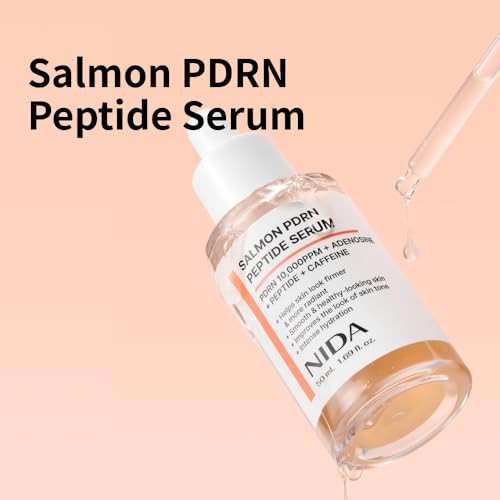 Nida Salmon Pdrn Peptide Serumsalmon Pdrn Peptide Adenosine Caffeinefirm And Healthylooking Skin Intense Hydration1.69 Fl.Oz. 50Ml