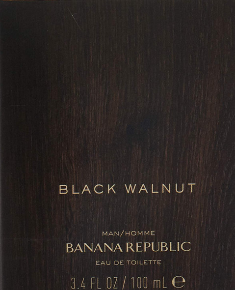 BANANA REPUBLIC Black Walnut Eau de Toilette Spray for Men, 3.4 Ounce, brown (I0029003)