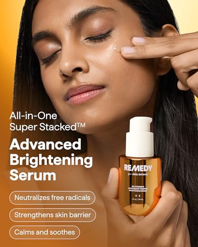 Remedy Science Remedy For Daily Defense 15% Vitamin C Complex Brightening Serumstabilized Vitamin C With Nextgen Antioxidants Ferulic Acid Ectoin Fragrance By Dermatologist Dr. Shah 1 Fl Oz