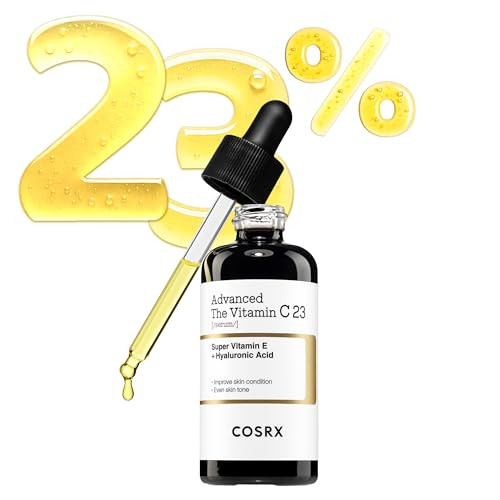 Cosrx Advanced Pure Vitamin C 23% Serum With Vitamin E And Glutathione Korean Vitamin C Serum For Fine Lines Uneven Skin Tone And Dull Skin Korean Skin Care 0.7Oz