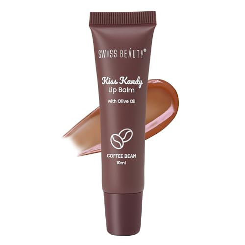 Swiss Beauty Kiss Kandy Lip Balm With Olive Oilmoisturisingnonstickysoft And Smooth Lipsshade Coffee Bean 10Ml