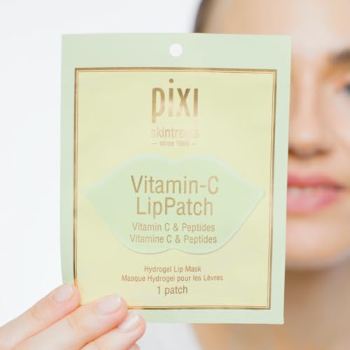 Pixi Beauty Vitaminc Lip Patchbrightens Smooths And Hydrates Lipswith Vitamin C And Peptides1 Count
