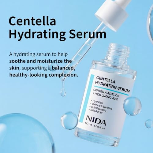 Nida Centella Hydrating Serumcentella Asiatica Hyaluronic Acidhydration Calming And Soothing Skin Balancing Skin Barrier1.69 Fl. Oz. 50Ml
