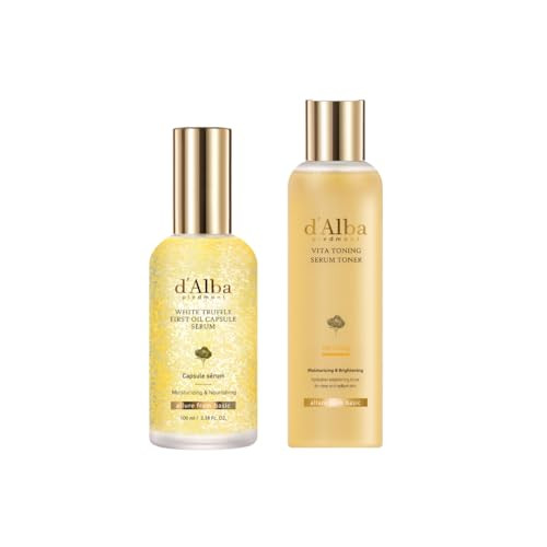 DAlba Piedmont Dalba Piedmont White Truffle First Oil Capsule Serum plus Vita Toning Serum Toner