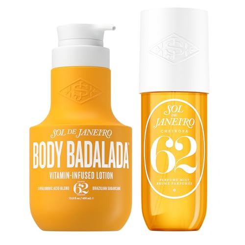 Sol De Janeiro Vanilla Lotion And Body Mist Bundle Body Badalada Lotion And Cheirosa 62 Perfume Mist