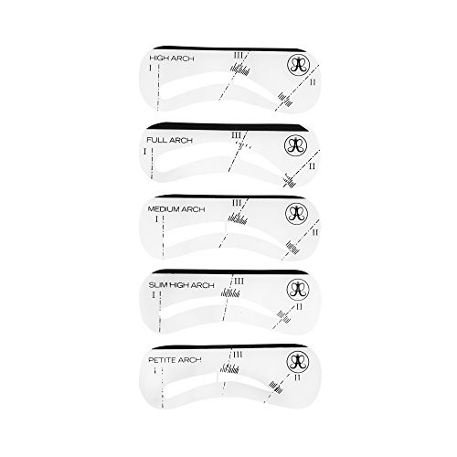 Anastasia Beverly Hills Brow Stencils Golden Ratio Shaping Guides Setpatented Golden Ratio Design 5 Shapes For All Faces Achieve Perfect Symmetry Durable And Easy To Clean
