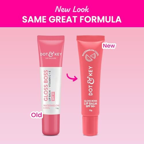 Dot and Key Dot And Key Gloss Boss Lip Balm Vitamin C plus E Spf 50plus Watermelon Cool 12G