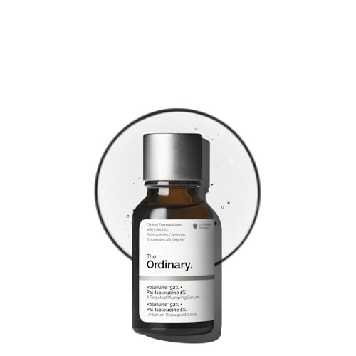 The Ordinary Volufiline 92% plus Palisoleucine 1% Plumping Anhydrous Serum Facial Skincare For Loss Of Volume 0.5 Fl Oz