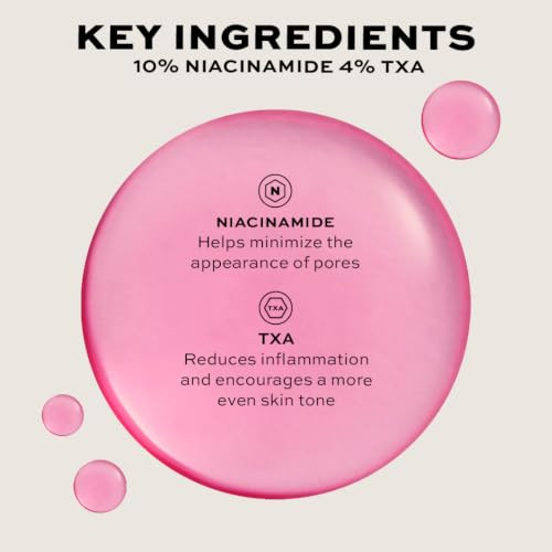 Revolution Beauty London Revolution Pro Miracle 10% Niacinamide 4% Txa Face Serum helps Even Skin Tone And Minimize Pores Fragrancefree Vegan And Crueltyfree 1.01 Fl Oz