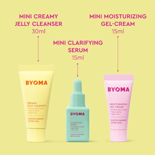 Byoma So Clear Set Jelly Cleanser Clarifying Serum Gel Cream
