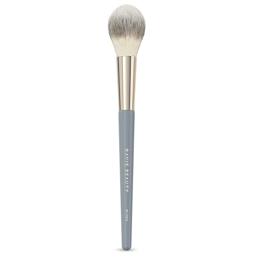Ravie Beauty Blush And Powder Brush Best Fluffy Makeup Brush For Cheeks Ultra Soft Powder And Bronzer Brush Professional Synthetic Bristles