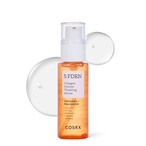 Cosrx 5 Pdrn Collagen Intense Vitalizing Serum Travel korean Serum For Skin Firming And Glowing With Salmon Dna Centella Lactobacillus Pdrn And Collagen Korean Skin Care 1.69 Fl Oz