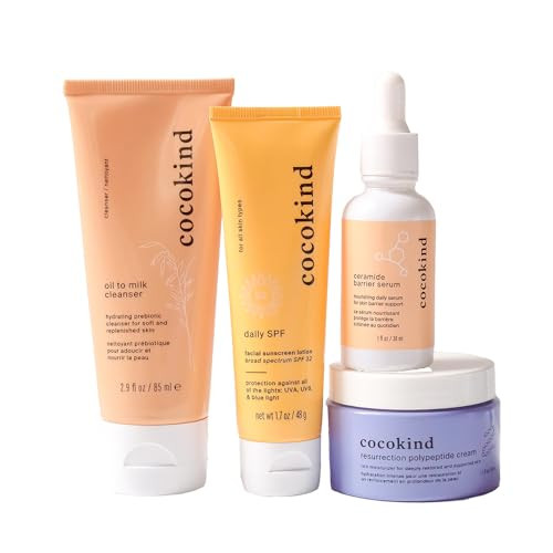 Cocokind Daily Routine Bundlegentle Face Wash Cleanser Hydrate And Support Skin Barrier Restore Moisture And Protect Skin