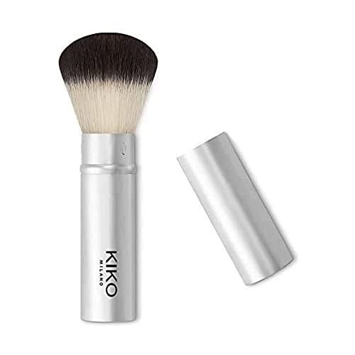 Kiko Milano Smart Allover Powder Brush 104Retractable Face Powder Brush With Synthetic Fibers