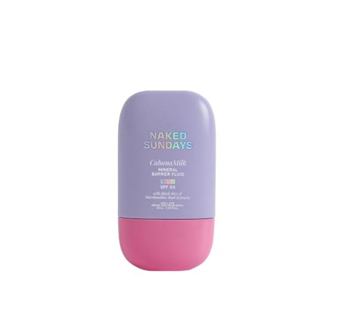 Sundays Cabanamilk Spf 50 Barrierboosting Sunscreen Primer Zinc Oxide And Marshmallow Root For Sensitive And Acneprone Skin Hydrating Fragrancefree 40Ml