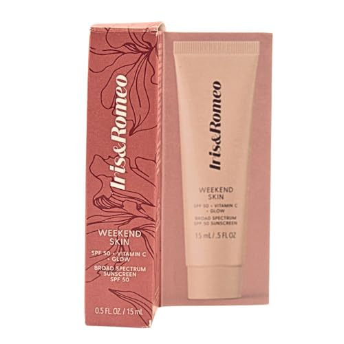 IrisandRomeo Irisandromeo Mini Weekend Skin Spf 50 Instant Glow Tinted Mineral Sunscreen With Vitamin C plus Niacinamide