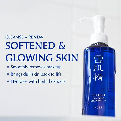 Sekkisei Skin Duo Bundle Treatment Cleansing Oil And Herbal Gel 10.1Oz 2.8 Oz