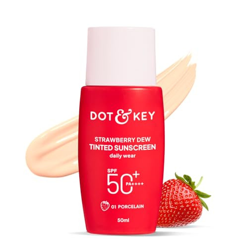Dot and Key Dot And Key Strawberry Dew Tinted Sunscreen Spf 50 PaplusplusplusplusBroad Spectrum Face Sunscreenfor All Skin Types1.69 Fl Oz 50 Ml