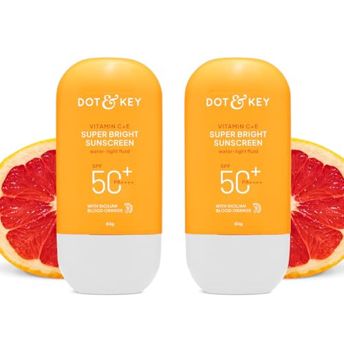 Dot and Key Dot And Key Vitamin C plus E Sunscreen Spf 50plus Paplusplusplusplus Combo 80Gm Each160G Pack Of 2