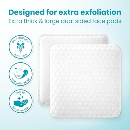 Clean Skin Club Clean Blemish Control Face Pads Extra Large Dualsided Face Pads For Blemishprone Skin 100% Biobased Dermatologist Approved 60 Count