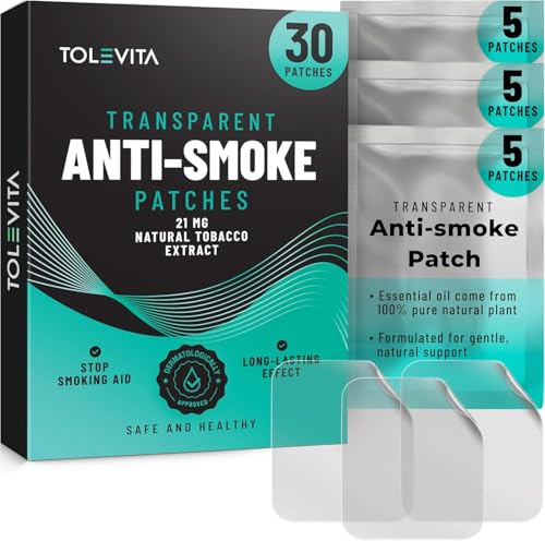 Tolevita Anti Herbal Patches Transparent 21 Mgquit To Help Reduce Cravingsherbal Stop Aid For A Healthier Lifestyle 30 Patches