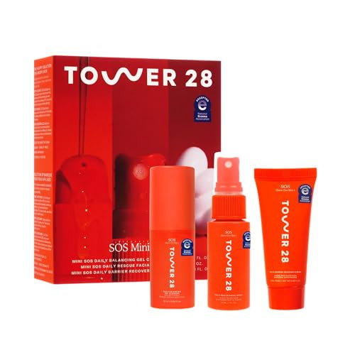 Tower 28 Sos Skincare Minis Travel Size Set 3 Ct
